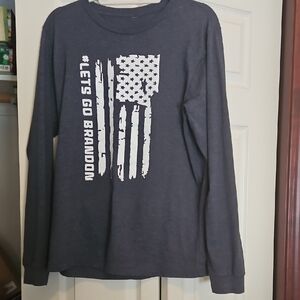 Navy Long Sleeve Graphic Tee